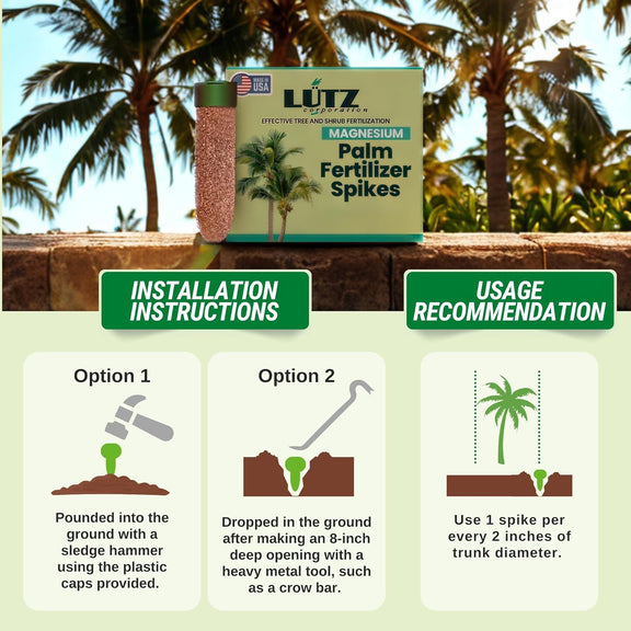 fertilizer for coconut palms Magnesium Spike